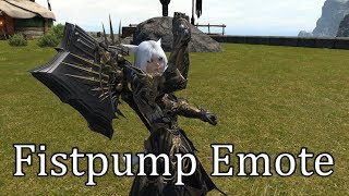 FFXIV Fist Pump Emote [upl. by Etteyniv26]