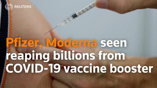 Pfizer Moderna seen reaping billions from COVID19 vaccine booster market [upl. by Enimzzaj]