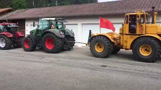 Case IH Maxxum 140  Fendt 828 vs Kirovets K701 [upl. by Aluin]