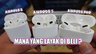 AirPods 3 vs AirPods 2 vs AirPods Pro  Mana Lebih Layak Beli [upl. by Selmore267]