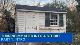 Turning my Shed into a Hobby Studio  Part 1Intro [upl. by Anuala516]