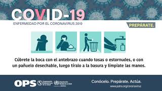 COVID19 ¿Qué es ¿Cuáles son sus síntomas ¿Cómo se transmite … Conócelo Prepárate Actúa [upl. by Asiled]