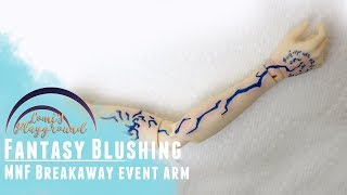 BJD blushing Painting a Minifee Breakaway event arm [upl. by Irrab]