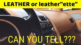 Leather or quotLeatherettequot  Can you tell the difference What is your car interior made of [upl. by Itirp]