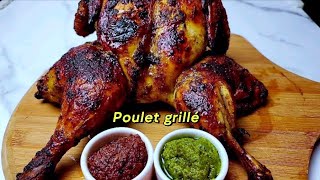 Marinade poulet au yaourt et à la moutardepoulet grillé ou braisé au fourbroiled chicken poulet [upl. by Groeg445]