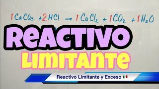 Reactivo Limitante y Reactivo en Exceso en Química [upl. by Hessney]