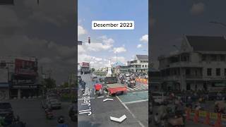 Time lapse Tugu Yogyakarta dari tahun ke tahun shorts maps [upl. by Letnohs887]