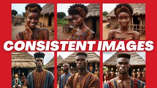 How to Generate Consistent Images for African Folktale Stories with Free Generative AI [upl. by Fax336]