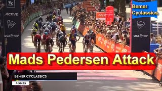 PEDERSEN Mads Attack diKilometer terakhir  BEMER Cyclassics 2023 [upl. by Ruthi657]