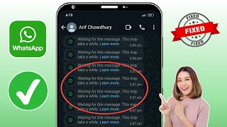 Come risolvere lattesa di questo messaggio Whatsapp [upl. by Ev]