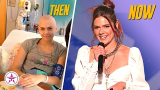 Cancer Survivor Caly Bevier Returns to AGT 6 Years Later [upl. by Viddah869]