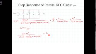 L13 3 2 Step Response Parallel RLC [upl. by Dnalyram]