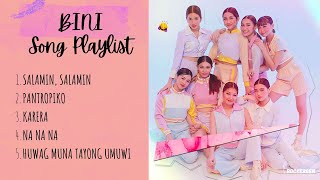 BINI Song Playlist [upl. by Lexa941]