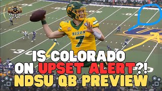 ICYMI First Look At NDSUs Quarterback Who Coach Prime amp Colorado Will Face Week 1 Upset Alert [upl. by Norym]