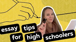 Scholarship Essay Tips for High School Students [upl. by Assilem]