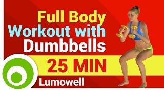 Full Body Workout with Dumbbells [upl. by Violetta]