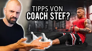 MUSKELFORSCHER reagiert auf COACH STEF  Wie gut sind seine TrainingsTipps  Dr Malte Puchert [upl. by Meerek]