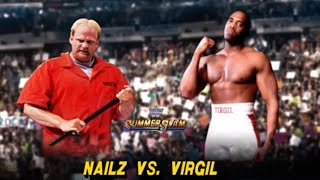 WWF SummerSlam 1992 Match 4 Nailz vs Virgil [upl. by Ahsirpac318]