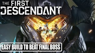 EXPLAINED How To Beat The Hanged Man FINAL BOSS With Gameplay  The First Descendant Guide 4K [upl. by Airdnala]