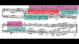 Analysis of DSharp Minor Fugue from The WellTempered Clavier Book I Augmentation Strettos [upl. by Furgeson78]