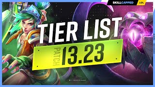 NEW TIER LIST for PATCH 1323  League of Legends [upl. by Analos]