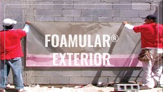 Instalación Aislamiento Foamular® con Empastado en Muro Exterior [upl. by Cameron]