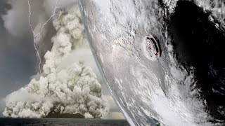 Massive Volcanic Plume Spreads Across the World and Half Way Into Space [upl. by Ayanaj]