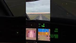 Gulfstream G450 landing with belly camera [upl. by Imray]