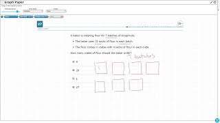 4th Grade STAAR Practice TwoStep Multiplication and Division Problems 44H  14 [upl. by Bosch]