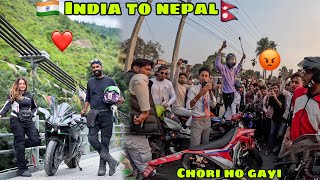 INDIA🇮🇳 to NEPAL🇳🇵 ho gaya itna bada bawaal 😰 chori ho gayi Border par 😭 Police bulani padi [upl. by Cinimod375]