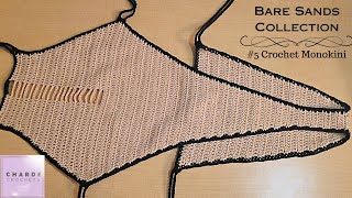 Easy Crochet Monokini Tutorial  Bare Sands Collection Part 5 [upl. by Celina791]