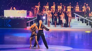 Troels BAGER and Ina JELIAZKOVA HONER DANCE JIVE  UK CHAMPIONSHIPS PROFESSIONAL LATIN 2024 [upl. by Urina]