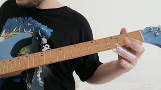 Cinderella  Bad Seamstress Blues Slide Guitar İntro Open G Tuning [upl. by Azirb789]