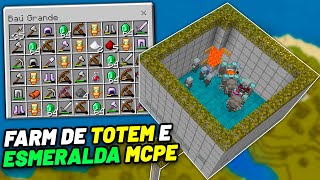 FARM de PILLAGER FÁCIL para MINECRAFT BEDROCK 121 MCPE XBOX Playstation Switch PC [upl. by Ettenirt]