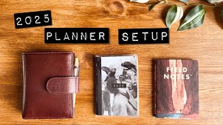 2025 Planner Setup in Passport Moterm Travelers Notebook [upl. by Nerw732]