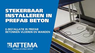 Snel stekerbaar installeren in beton  Attema BV [upl. by Myo85]