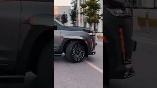 Cadillac Escalade with 100 CARBON FIBER LARTE body Kit [upl. by Nivla173]