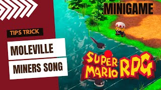 SOLVE MOLEVILLE MINERS SONG TOADOFSKY MUSIC MINIGAME SUPER MARIO RPG GAMEPLAY BY GIMSAJO [upl. by Asemaj666]