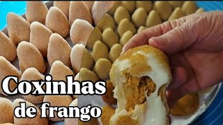 COXINHAS DE FRANGO com requeijão macias e saborosas [upl. by Page]