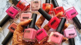 NEW Nykaa Wedding Edition Nail Enamel  Swatches [upl. by Adnelg]