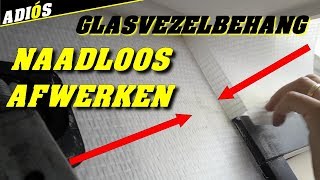 BEHANG NAADLOOS AANBRENGEN  seamless wallpaper application HACKS [upl. by Oemor899]