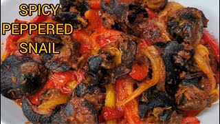 HOW TO MAKE PEPPERED SNAIL SAUCE  NIGERIAN FOOD RECIPE  MABELSCORNER [upl. by Farika229]