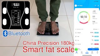 Review of Lepulse 8 Electrode Smart Body Fat Scale [upl. by Orvil]