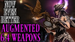 Augmented Tomestones Weapons FFXIV Patch 64 [upl. by Akinnej]