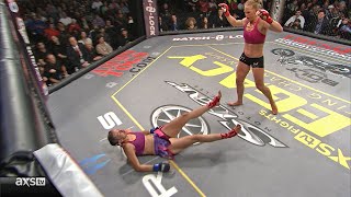 HOLLY HOLM USES quotRONDA KICKquot vs LFA OPPONENT  LFA Full Fight [upl. by Heyward257]