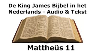 Mattheüs 11  De King James in het Nederlands  Audio Bijbel [upl. by Tersina]