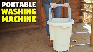 Portable Washing Machine  camping clothes washer [upl. by Nnomae]