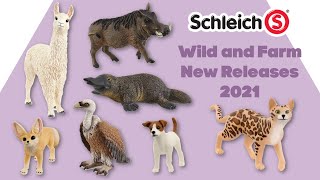 Schleich 2021 New Releases  Wild and Farm Life [upl. by Fairman]