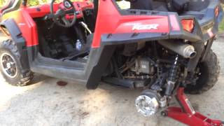 Installing Wheel Spacers On Rzr 800 [upl. by Aire350]