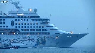 船 SUPERSTAR GEMINI 雙子星號 Cruise ship クルーズ客船 Hong Kong 香港沖 2013FEB [upl. by Pattani]